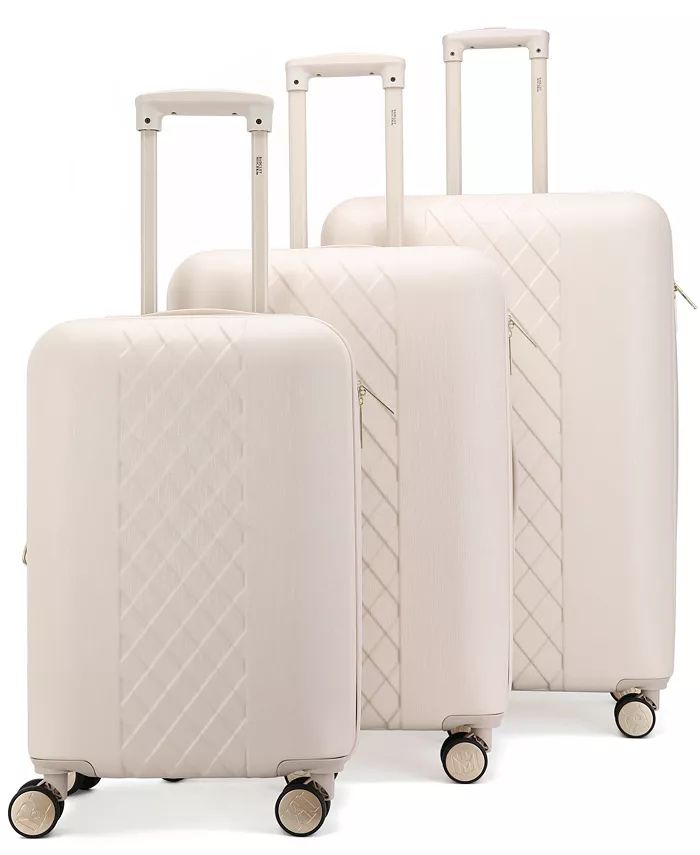 Badgley Mischka Diamond 3 Piece Expandable Luggage Set  & Reviews - Luggage Sets - Luggage - Macy... | Macys (US)