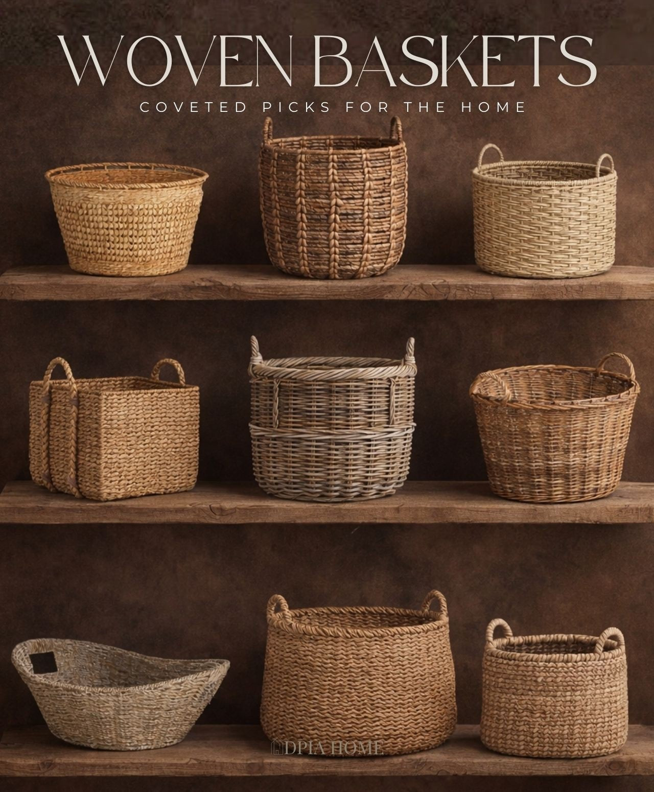 Woven storage baskets with warm tones and rustic texture. 

#LTKSaleAlert #LTKHome #LTKvlog