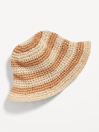 Unisex Bucket Straw Hat for Toddler | Old Navy (US)