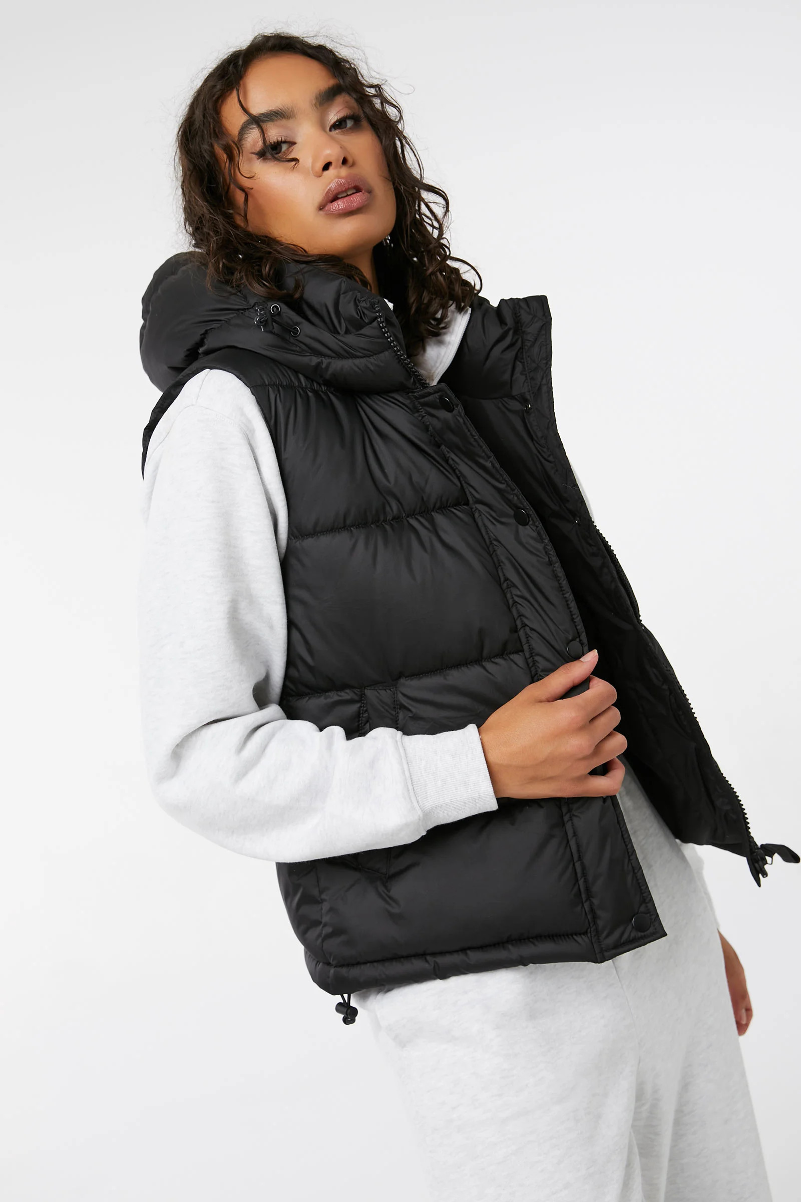 Hooded Puffer Vest | Ardene