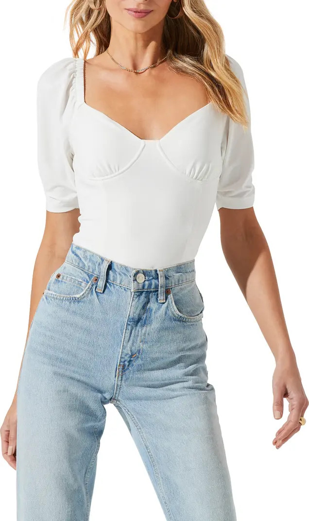 ASTR the Label Puff Sleeve Bodysuit | Nordstrom | Nordstrom