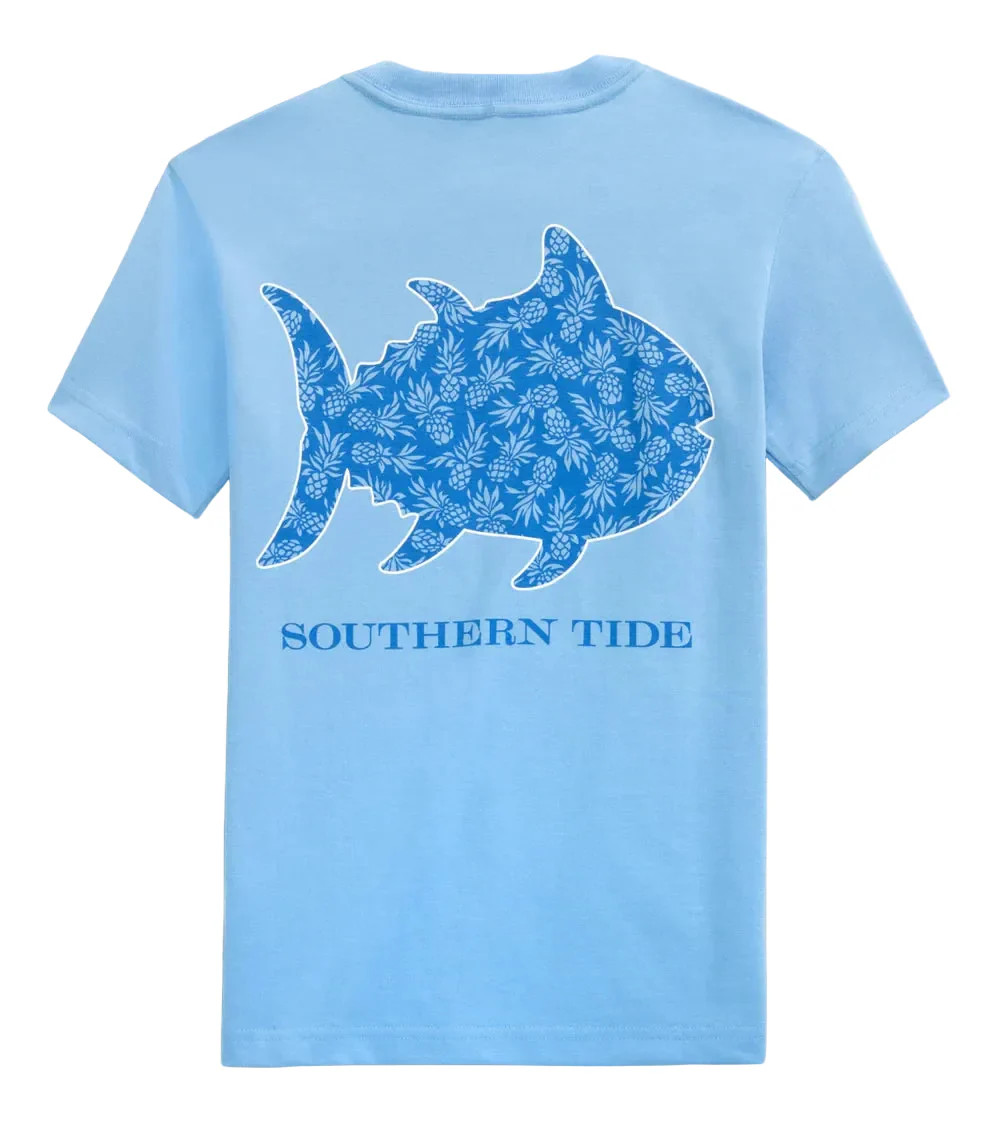 Southern Tide Pineapple Parade Short Sleeve Tee- Ocean Channel | JoJo Mommy