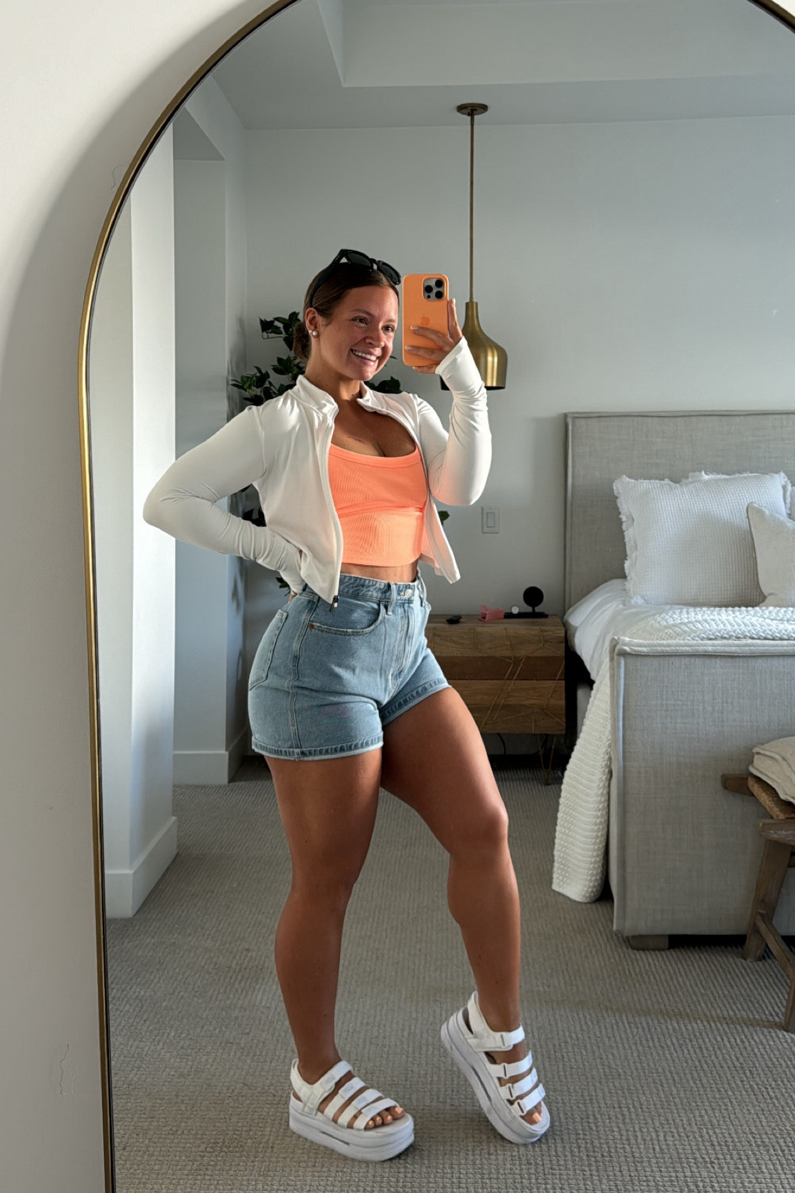 ootd 

shorts: cello short size L (from 2 years ago!)

wearing M/L in tank & M in jacket!

#LTKActive #LTKmidsize #LTKfitness