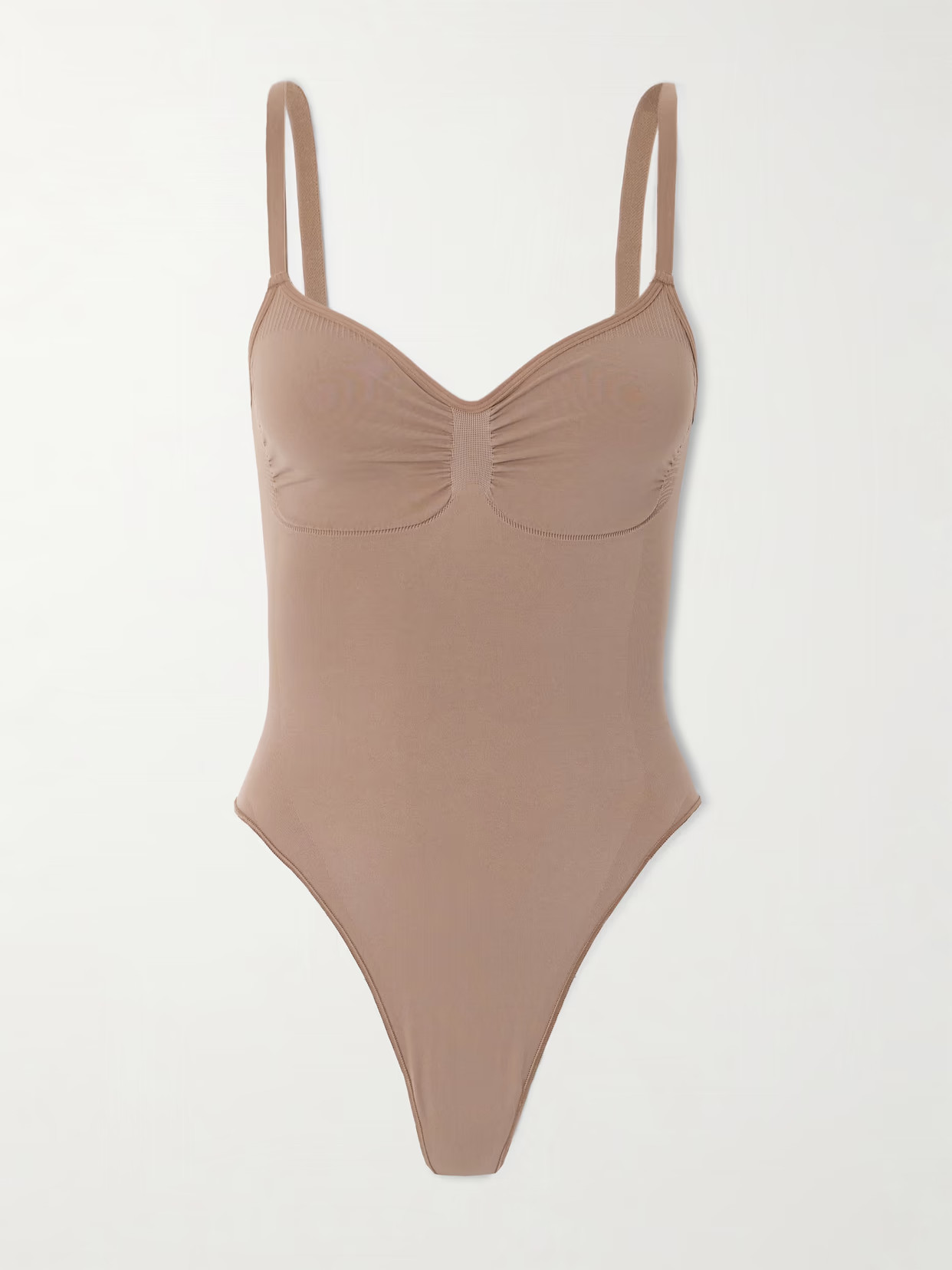 SKIMS - Seamless Sculpt Thong Bodysuit - Sienna | NET-A-PORTER (UK & EU)