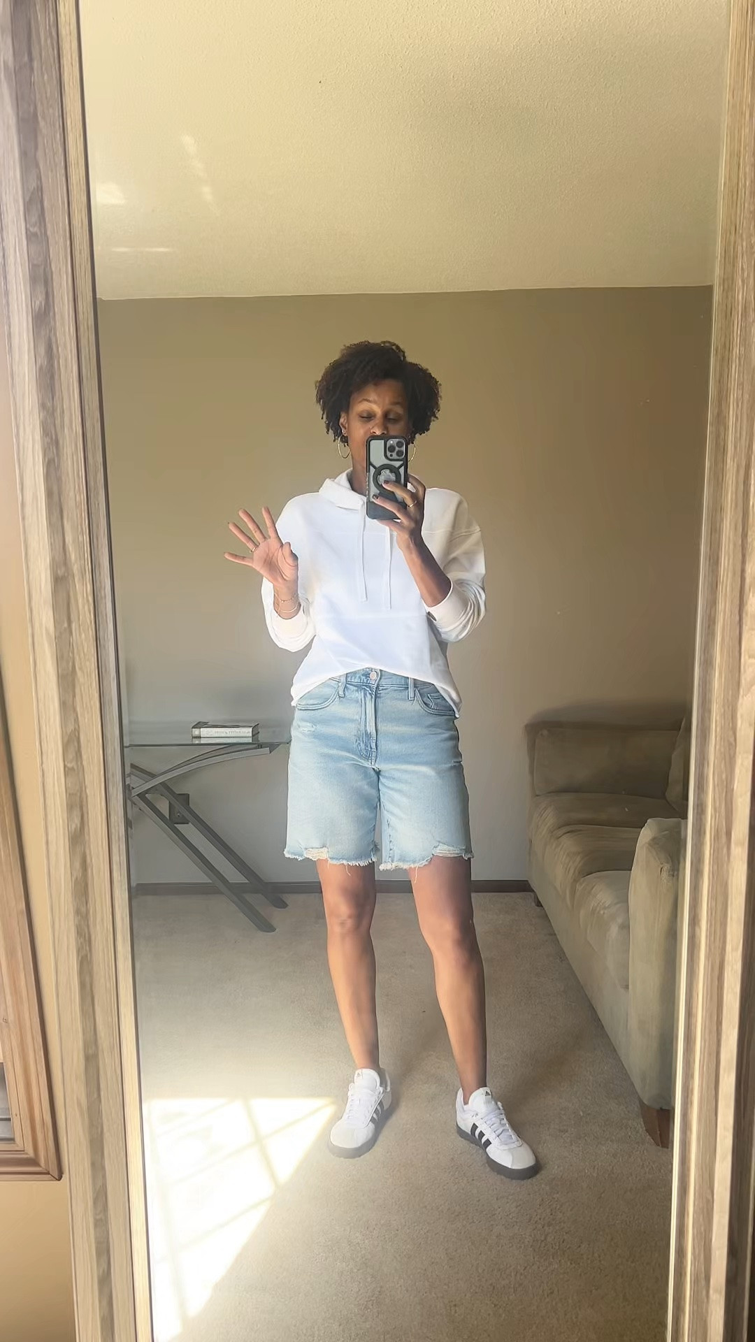 A little inspo for you. I love a sweatshirt and shorts together but it’s hard to do in the Midwest. The weather is great right now so go for it! I get a lot of my hoodies and sweatshirts from @Aerie and I have all the ones I tagged.

#LTKootd #LTKOver40