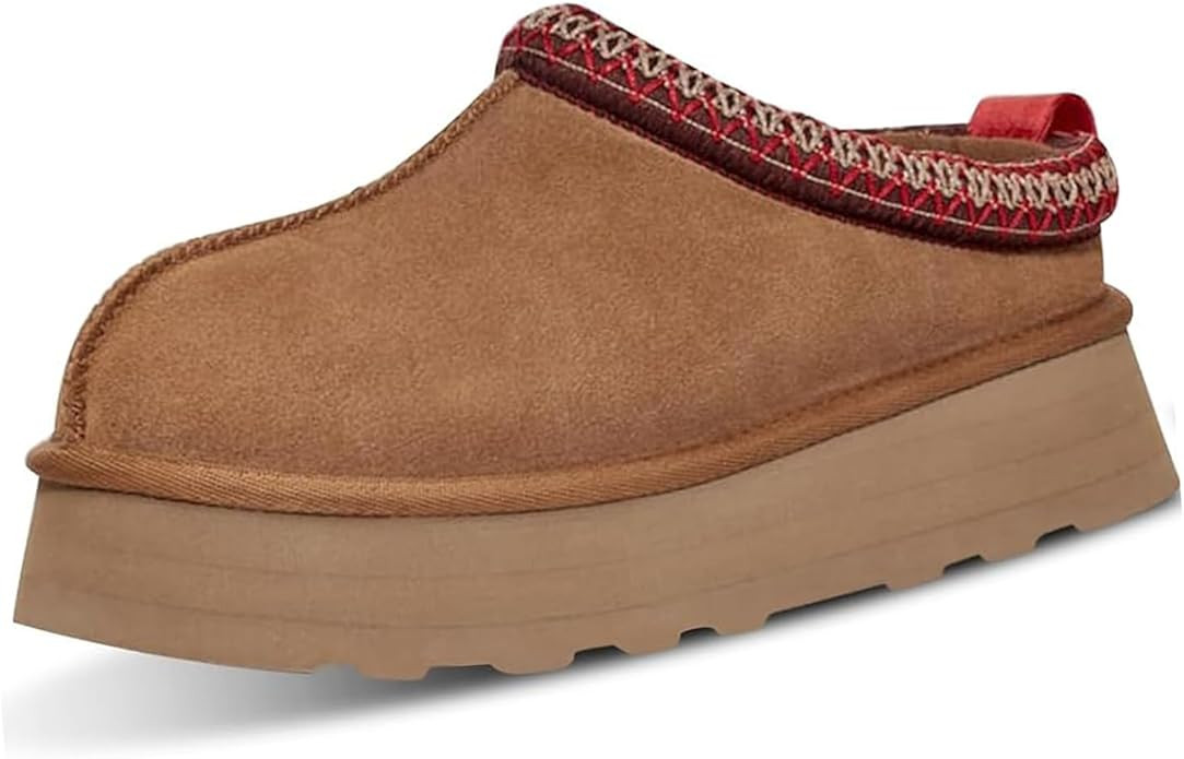 Women's Slippers Platform Short Ankle Boot,Fur Fleece Lined Platform Boots Anti-Slip Snow Platfor... | Amazon (US)