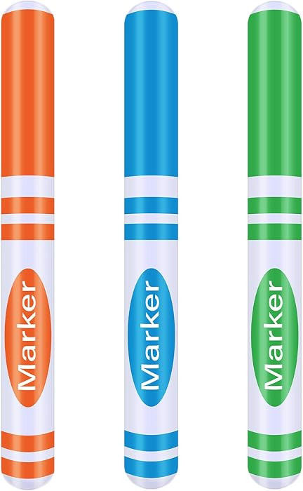 Blueweenly 3 Pcs 27 Inch Back to School Balloons Large Inflatable Markers | Amazon (US)