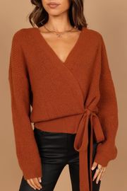 Hinterland Knit Sweater - Rust | Petal & Pup (US)