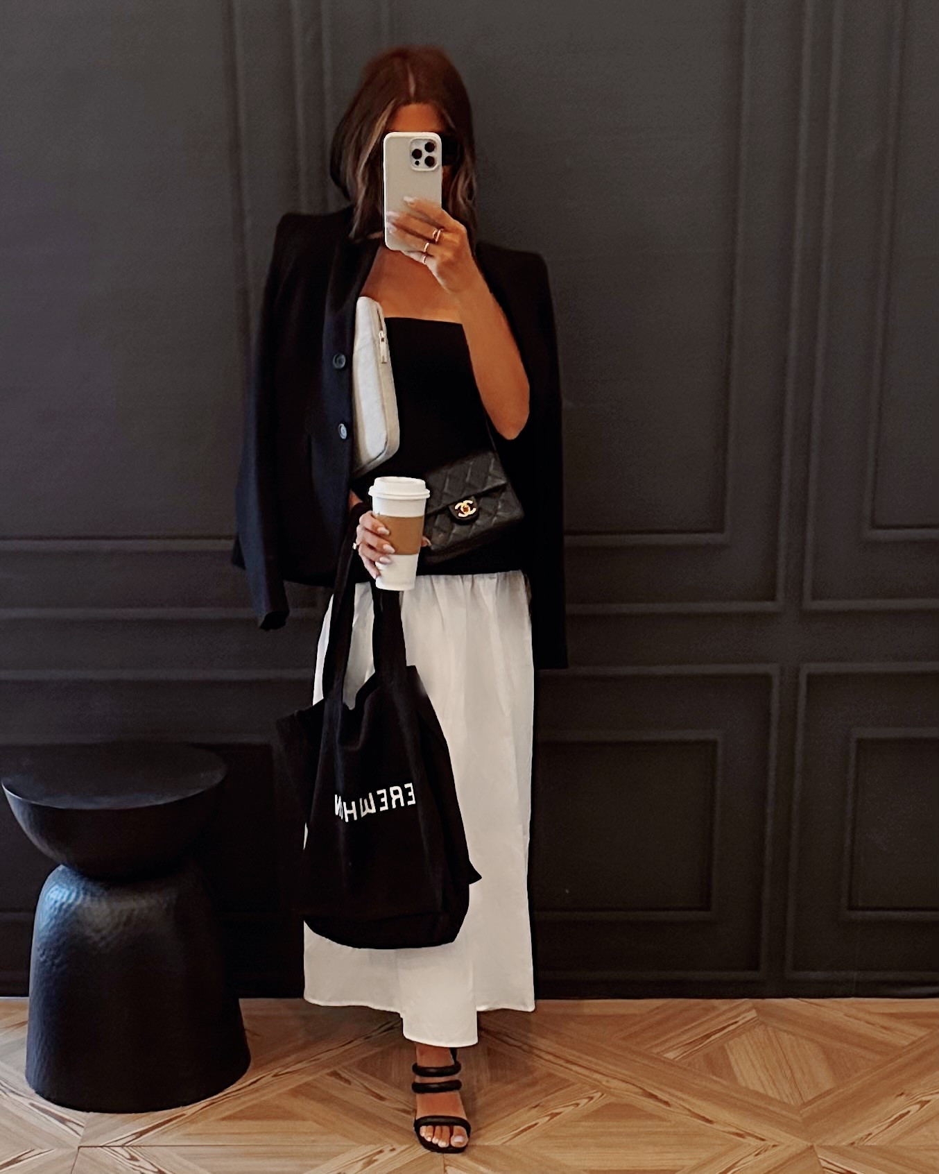 Finally Friday!! ☀️

I’m obsessed with this strapless Zara dress under 60 It’s sooo easy and chic. 

The crafts(wo)manship and structure put into this Prada blazer makes me believe in things completely unrelated to fashion…🖤🖤🖤🖤 

#LTKFindsUnder100 #LTKStyleTip #LTKWorkwear