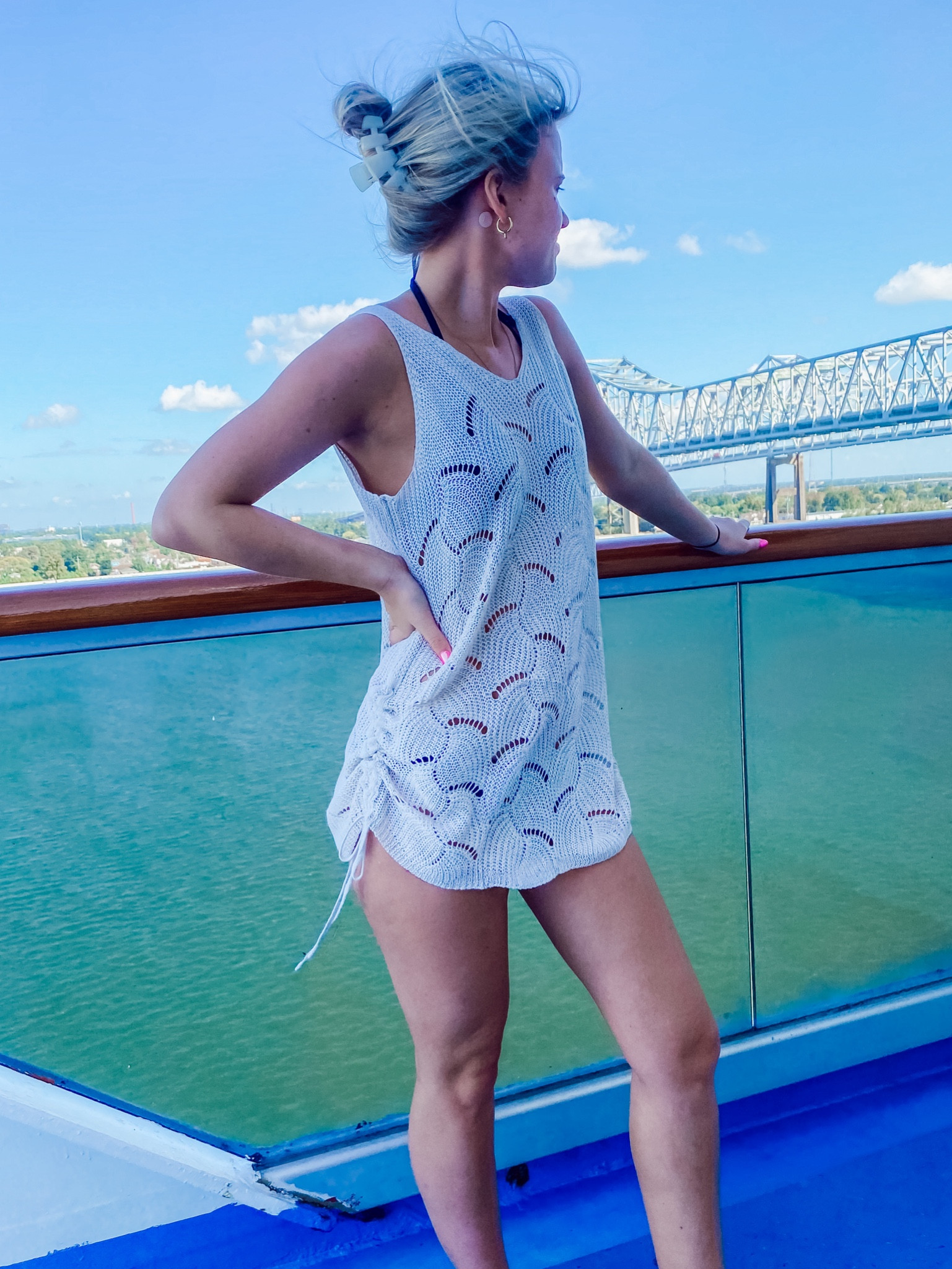 The cutest cover-up. It is so light and such great quality 👙🐚🩵

#LTKfindsunder100 #LTKstyletip #LTKtravel