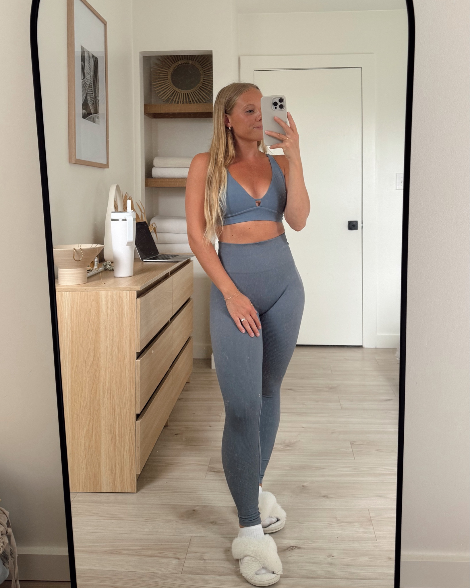 One of my favorite workout sets for summer! (And year round honestly 🌊)
The key hole sports bra is on sale! 

#LTKPetite #LTKSaleAlert #LTKActive