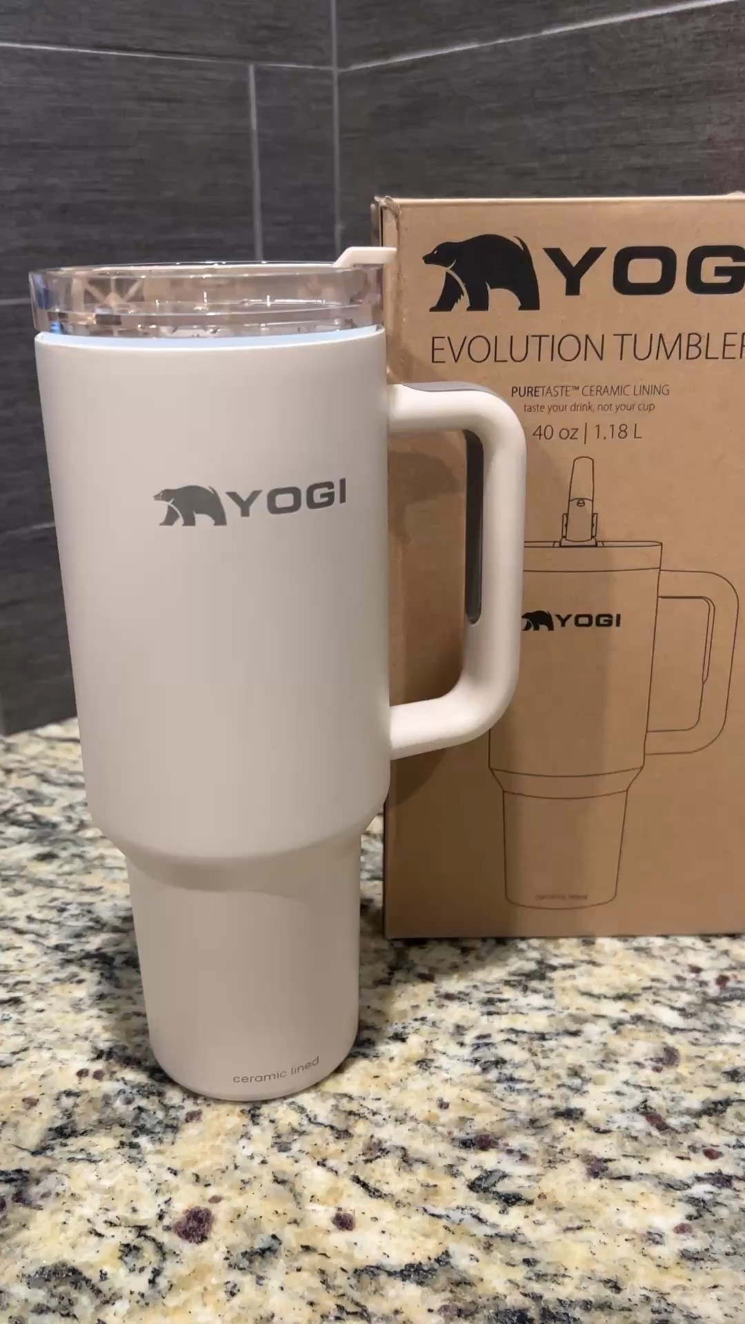 Ceramic lined metal tumbler comes in 3 sizes and many colors to choose from.  

#LTKmorningroutine #LTKfitnessgoals