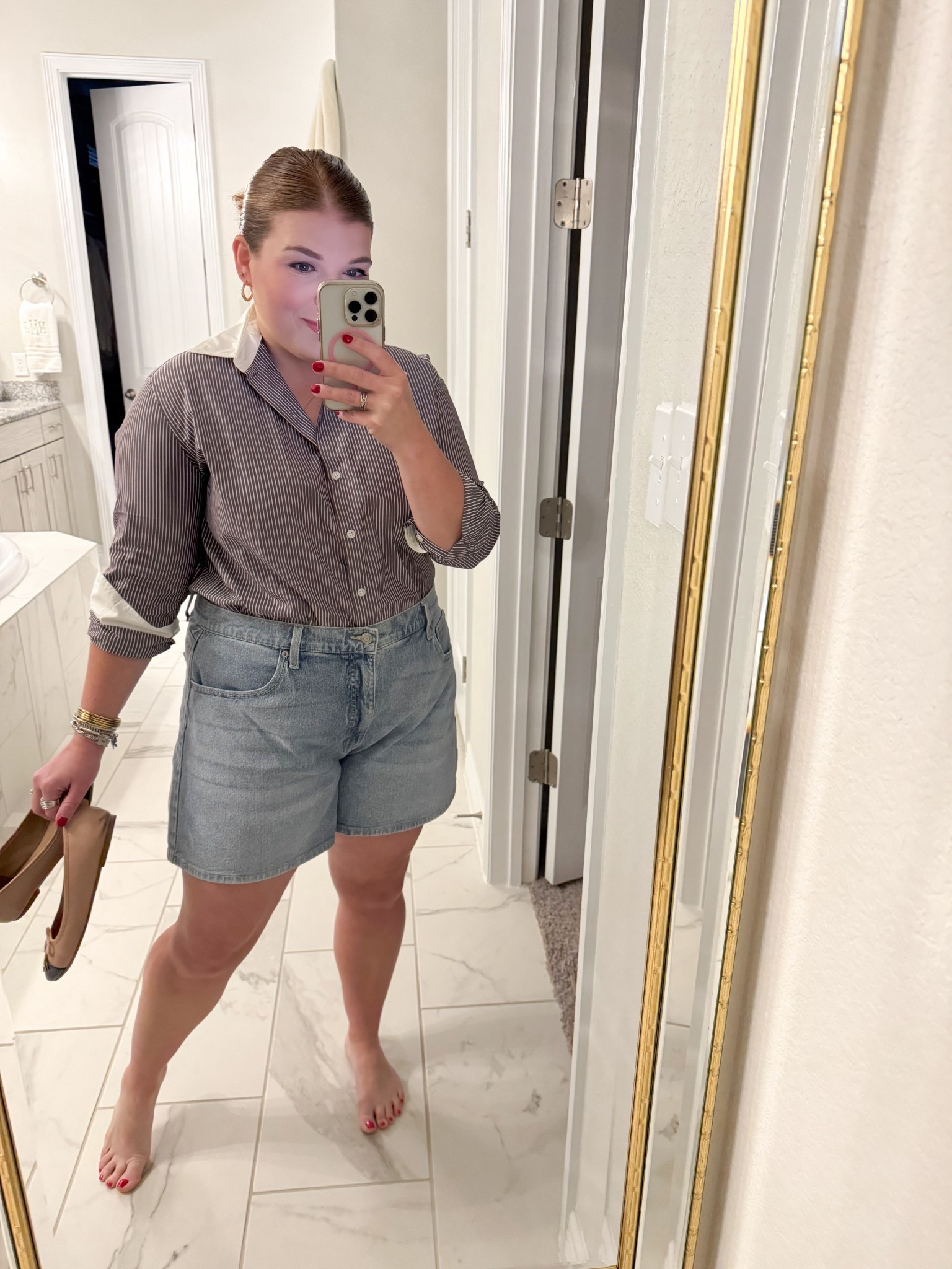 $18 denim shorts.. say no more! 

#LTKSeasonal #LTKmomlife #LTKdayinmylife