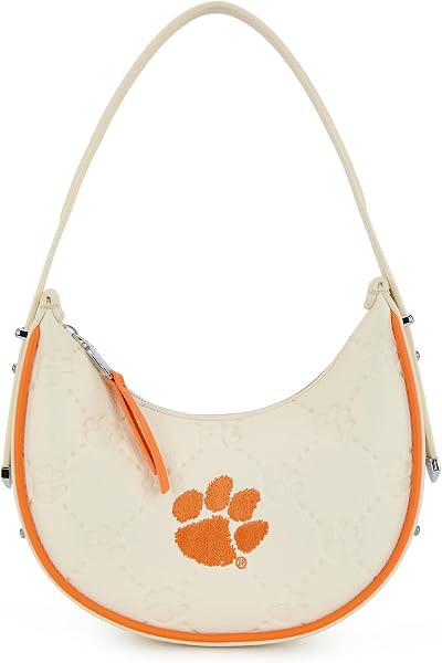 NCAA Crescent Shoulder Bag for Women, Half Moon Clutch Purses for Birthday/Graduation Gifts | Amazon (US)