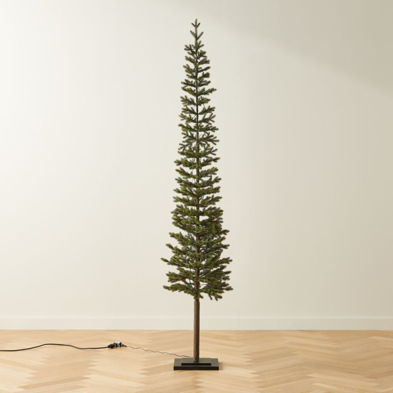 Faux Pencil Pine Christmas Tree 7.5' + Reviews | CB2 | CB2