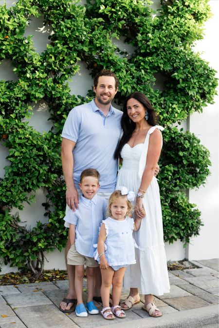 White maxi dress - family picture outfits 