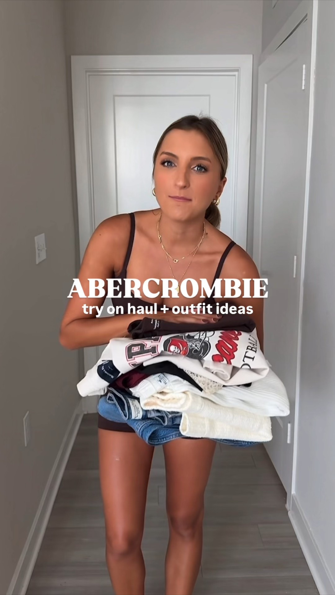 @abercrombie sale try on haul + fall outfit ideas - wearing an XS in tops and sweaters & a 24 regular in jeans 🤎 code AFVIVIANE for an extra 15% off 

#LTKFindsUnder50 #LTKSaleAlert