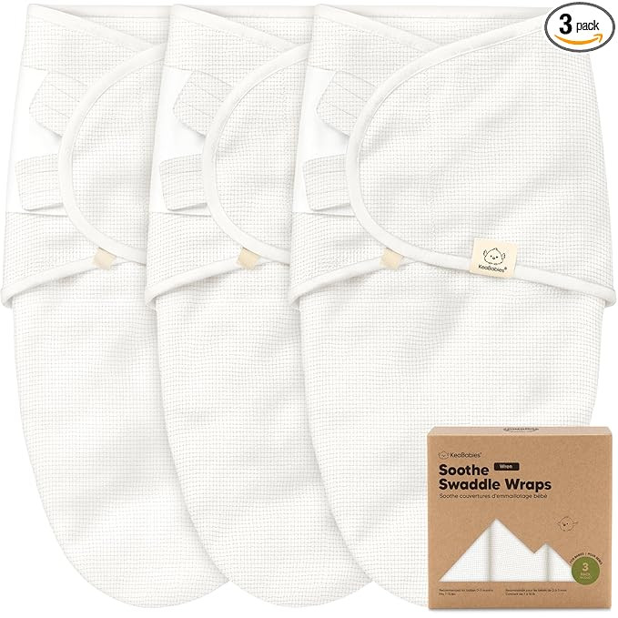 3-Pack Organic Swaddles for Newborns, Baby Sleep Sacks 0-3 Months - Baby Swaddle Wrap, Newborn We... | Amazon (US)