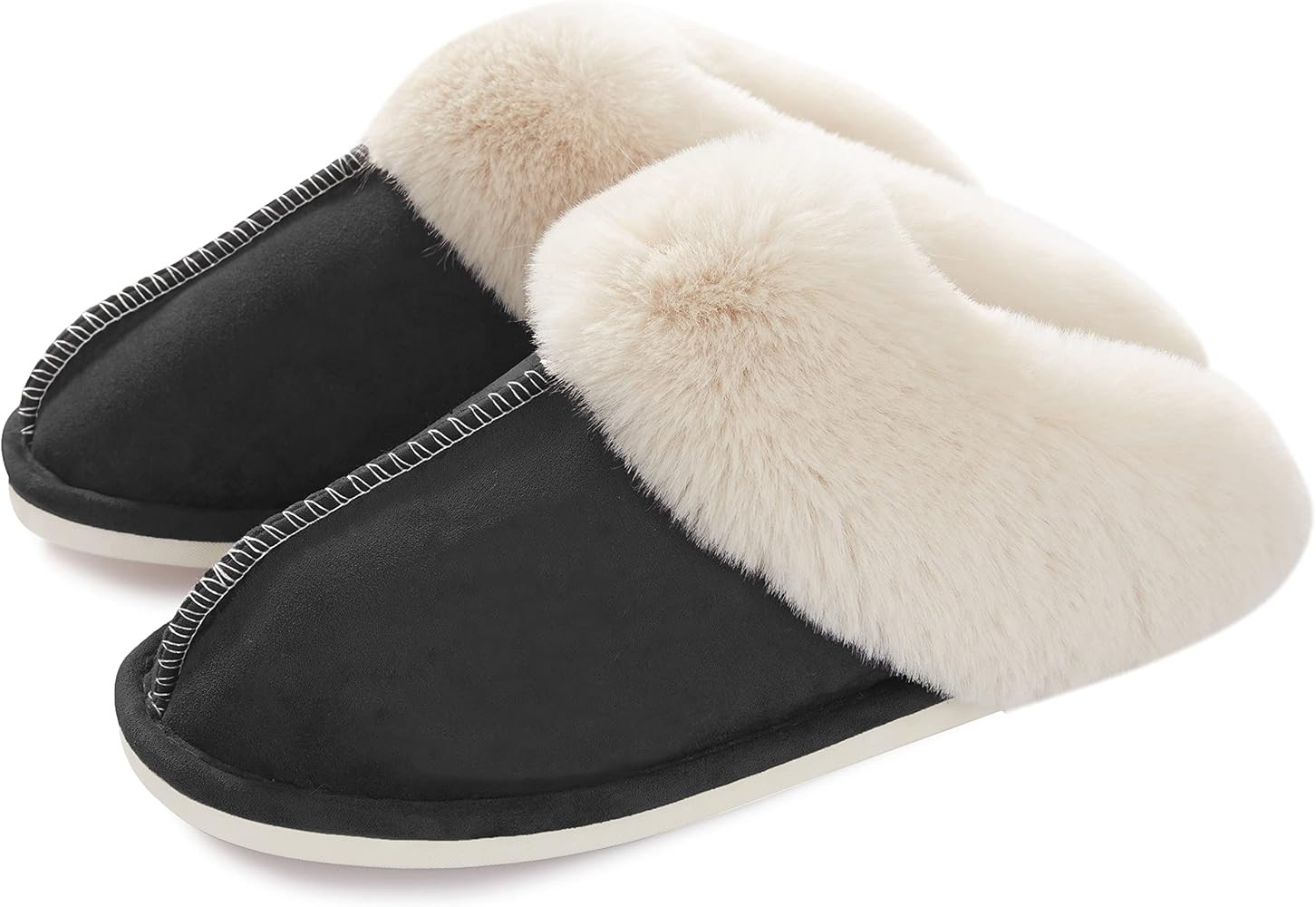 Donpapa Womens Slipper Memory Foam Fluffy Soft Warm Slip On House Slippers,Anti-Skid Cozy Plush f... | Amazon (US)