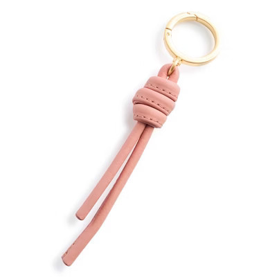 Vera Bradley Women's Leather Every Day Bag Charm Coral Cloud | Target