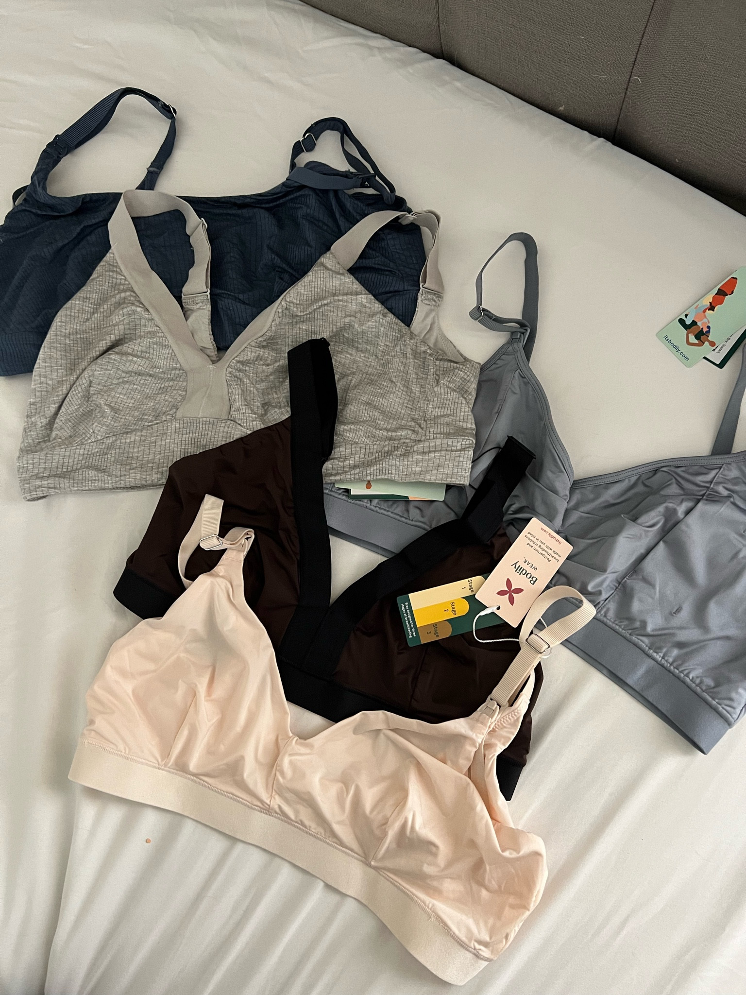 THE BEST NURSING BRAS. Wearing size L in all!

#LTKunder50 #LTKbaby #LTKbump