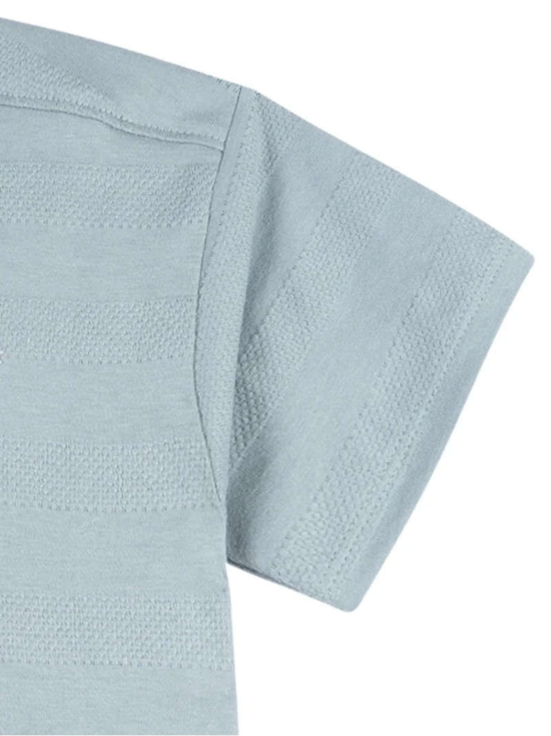 Modern Moments by Gerber Baby and Toddler Boy Textured Shirt and Cargo Short Set, 2-Piece, Sizes ... | Walmart (US)