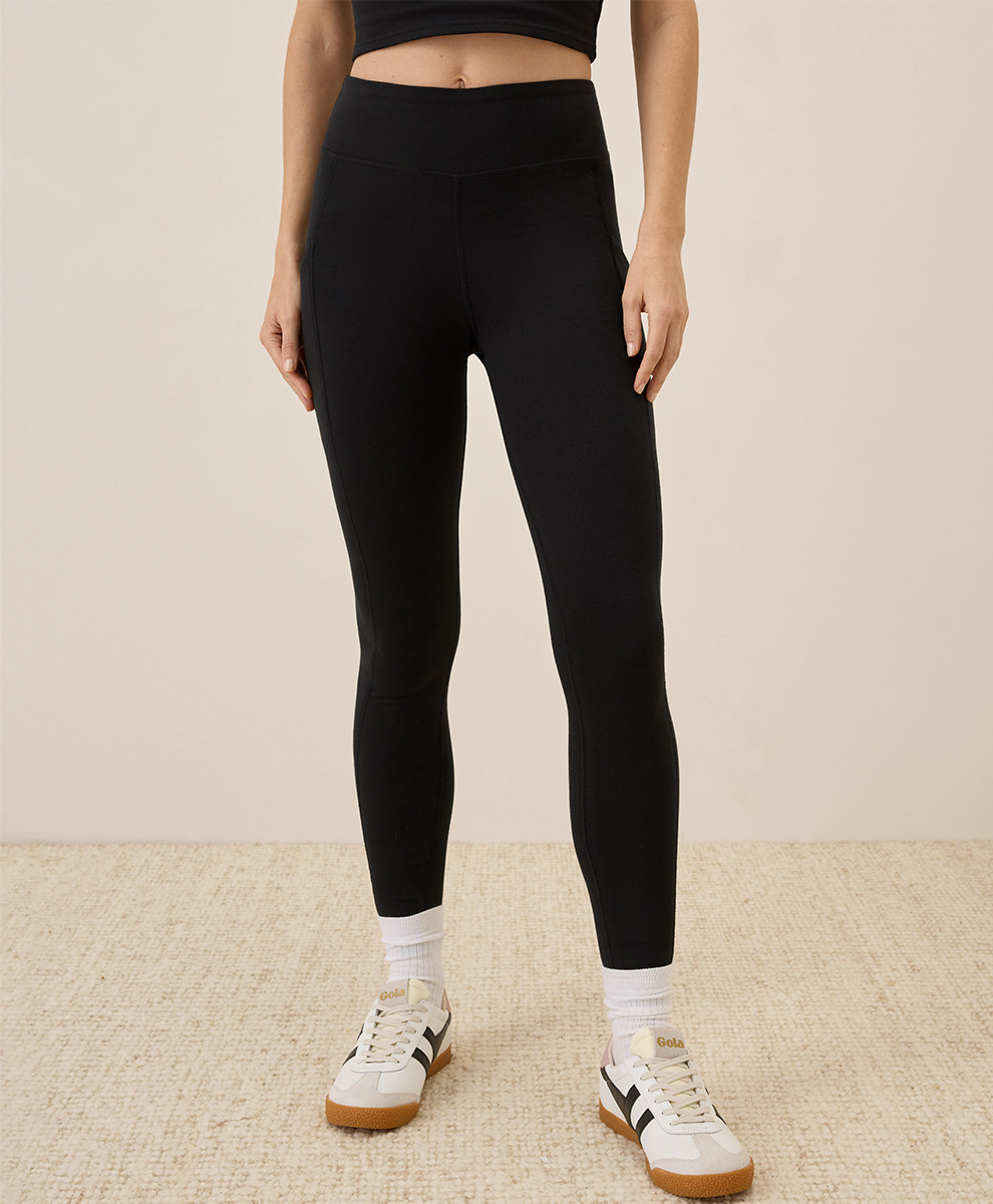 Women's Black On the Go-To Pocket Legging XS | Pact Apparel