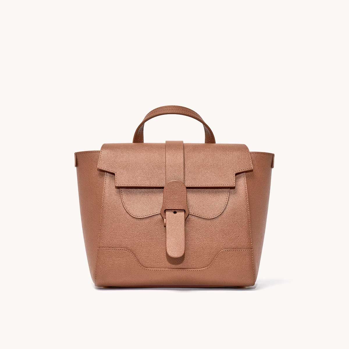 Perfectly Repacked | Midi Maestra Bag | Pebbled | Senreve