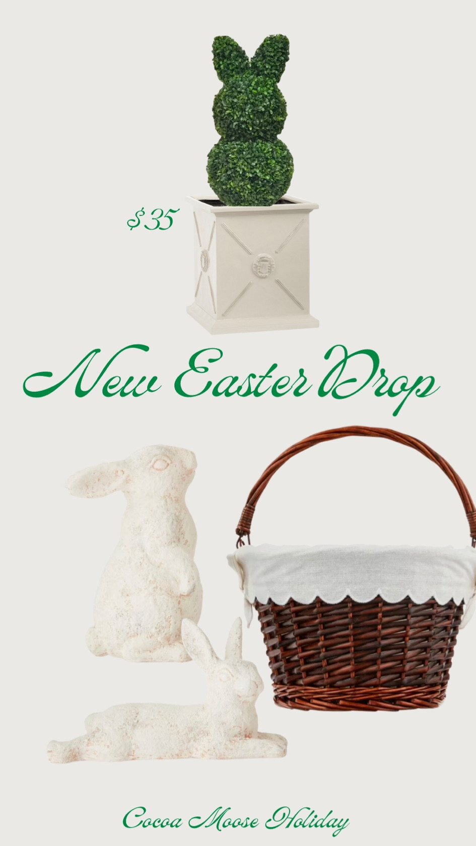 My Texas House Easter drop! Faux bunny topiary, white terracotta bunnies, Easter basket scalloped liner, Easter decor, Easter basket, Easter bunnies, Easter front door, Walmart Easter, Easter home, spring decor 

#LTKFindsUnder50 #LTKHome