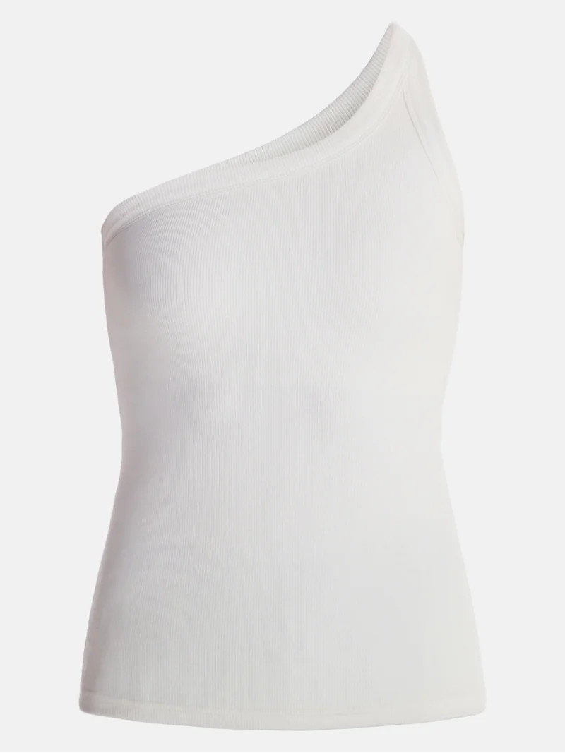 Avia Women's One Shoulder Ribbed Tank Top, Sizes XS-XXXL | Walmart (US)