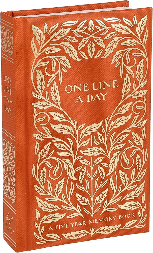Gilded One Line a Day: A Five-Year Memory Book | Amazon (US)