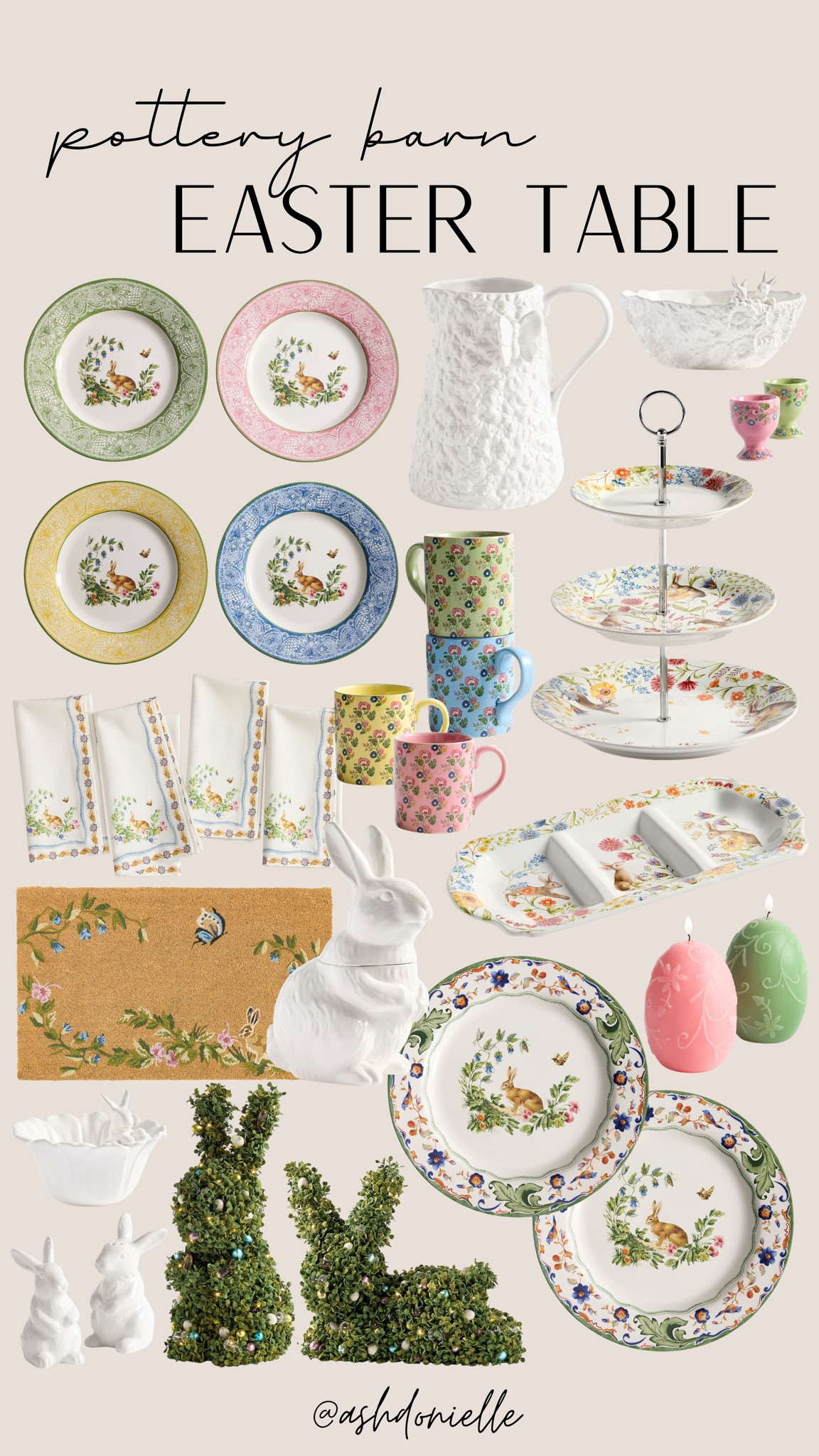 Pottery barn Easter tablescape inspo

Easter tablescape decor
Pastel Easter table setting
Spring floral table decor
Bunny themed table accents
Easter brunch table styling
Garden inspired Easter table
Carrot themed table decor
Elegant pastel dinner table
Spring centerpiece ideas
Vintage Easter table styling

#LTKHome #LTKSaleAlert #LTKSeasonal