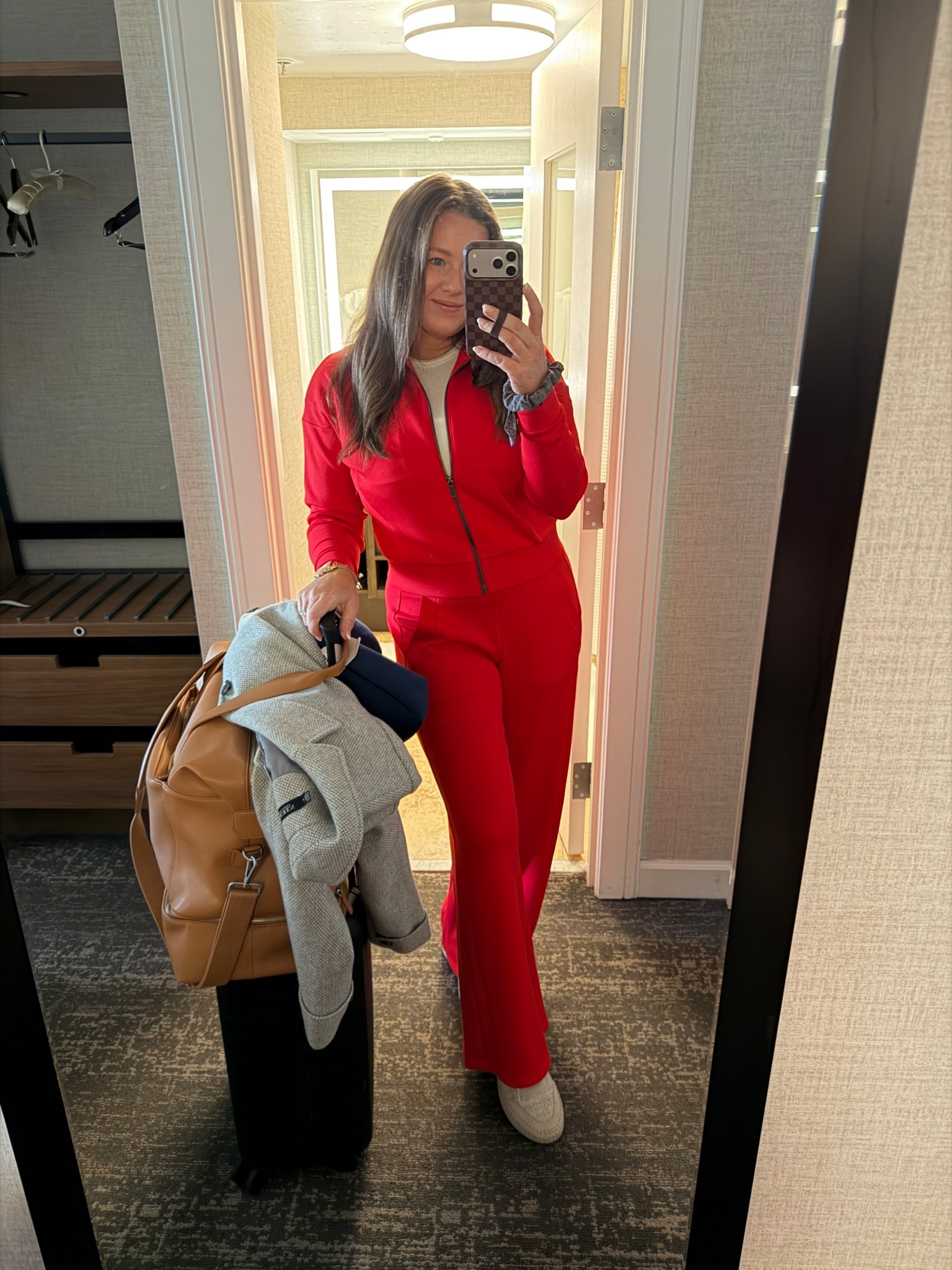 Spanx air essential travel set
Red track suit travel set
Red pants 

#LTKFindsUnder100 #LTKootd #LTKCyberWeek