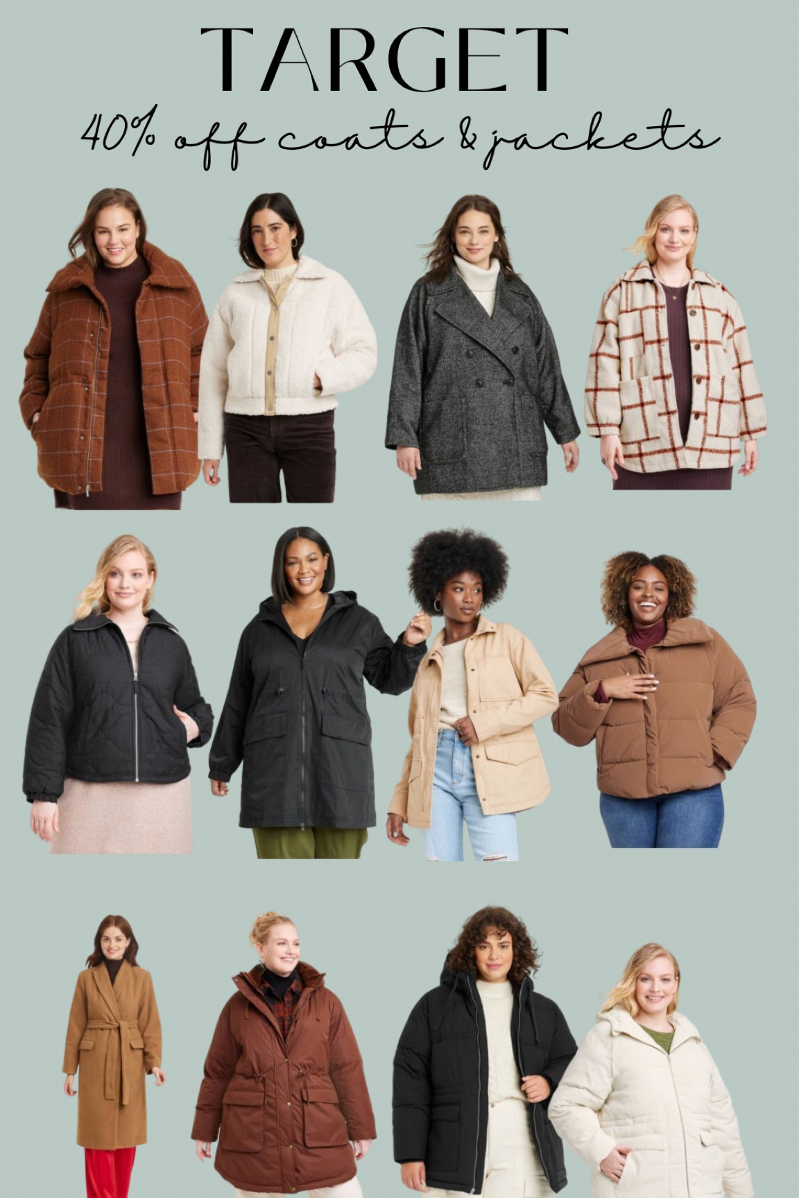 Target is doing 40% off coats and jackets from today until 11/25! I wear a 2x in target coats

#LTKplussize #LTKfindsunder50 #LTKsalealert