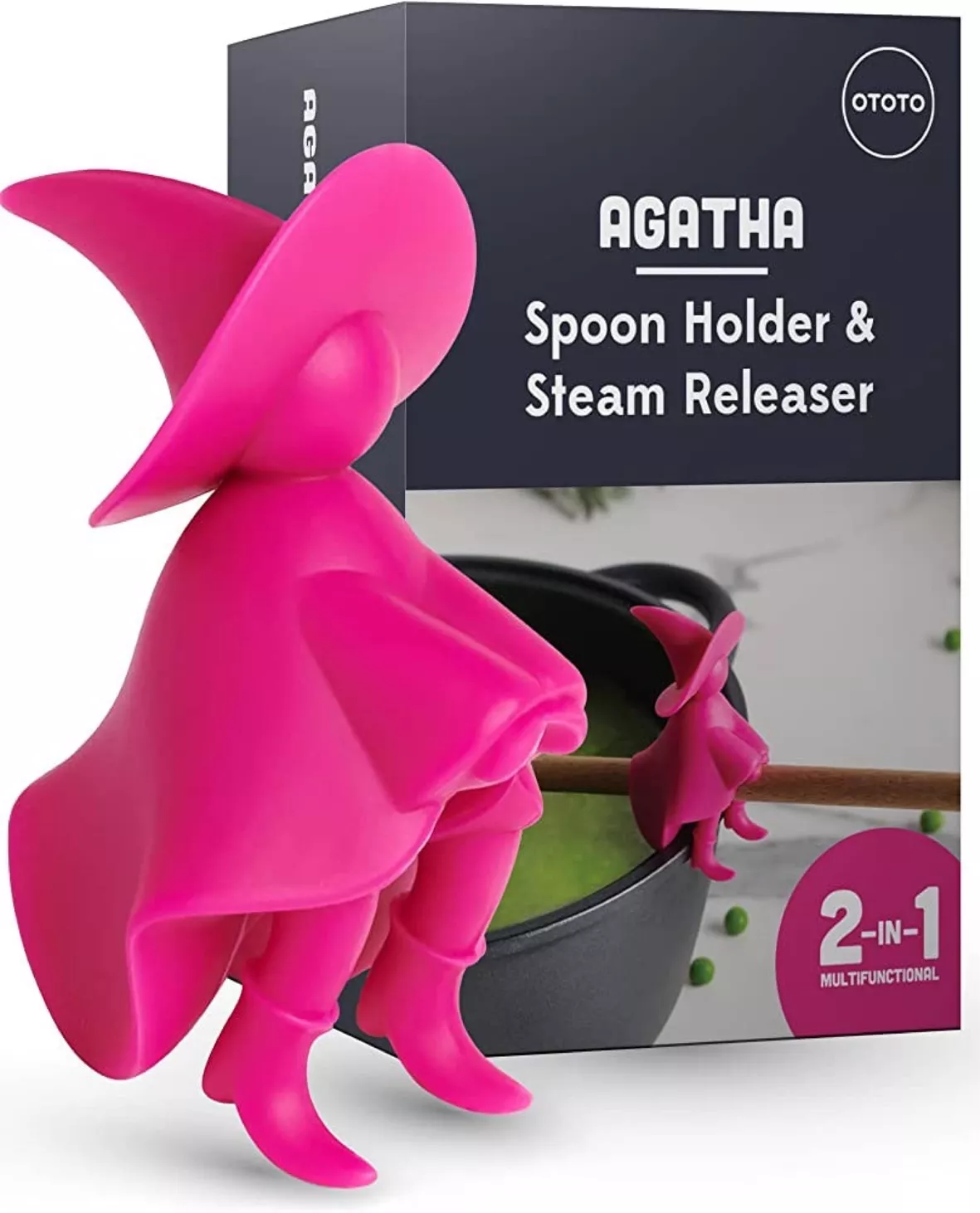 Agatha - Spoon Holder & Steam Releaser - OTOTO