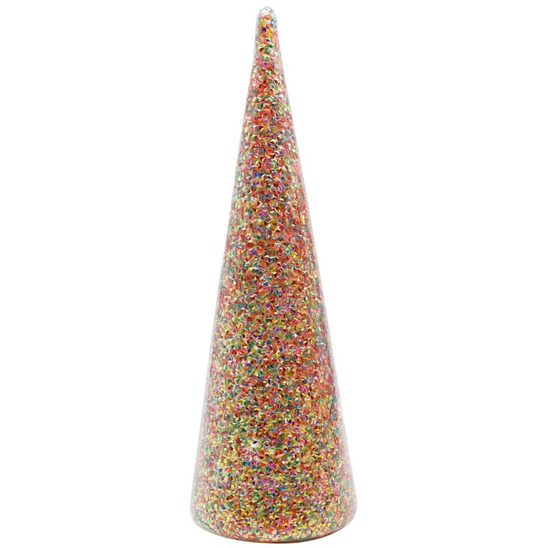 Glass LED Confetti Tree, 12" | At Home