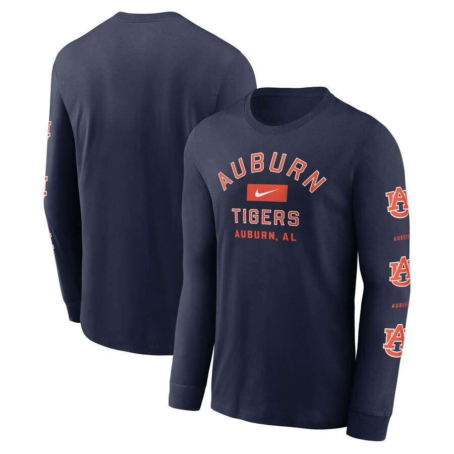 Auburn Tigers Nike Classic Location Long Sleeve T-Shirt - Navy | Fanatics