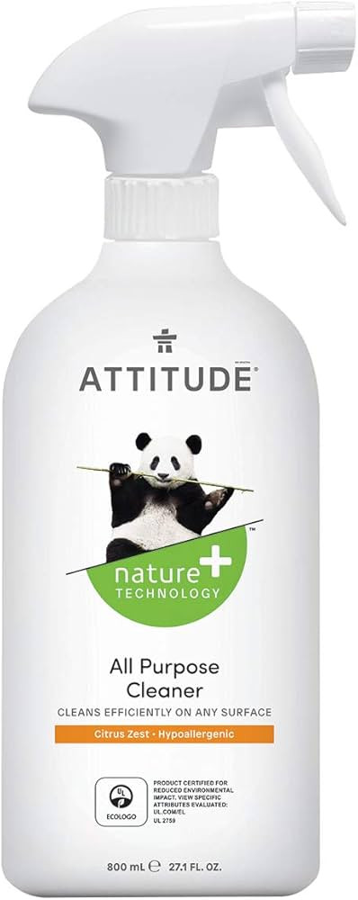 ATTITUDE All-Purpose Cleaner, EWG Verified, Streak-Free, Plant- and Mineral-Based, Vegan and Crue... | Amazon (US)