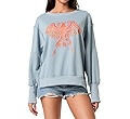 Oversized Graphic Swearshirts Women Y2k Crewneck Long Sleeve Drop Shoulder Shirts Top Vintage Jac... | Amazon (US)