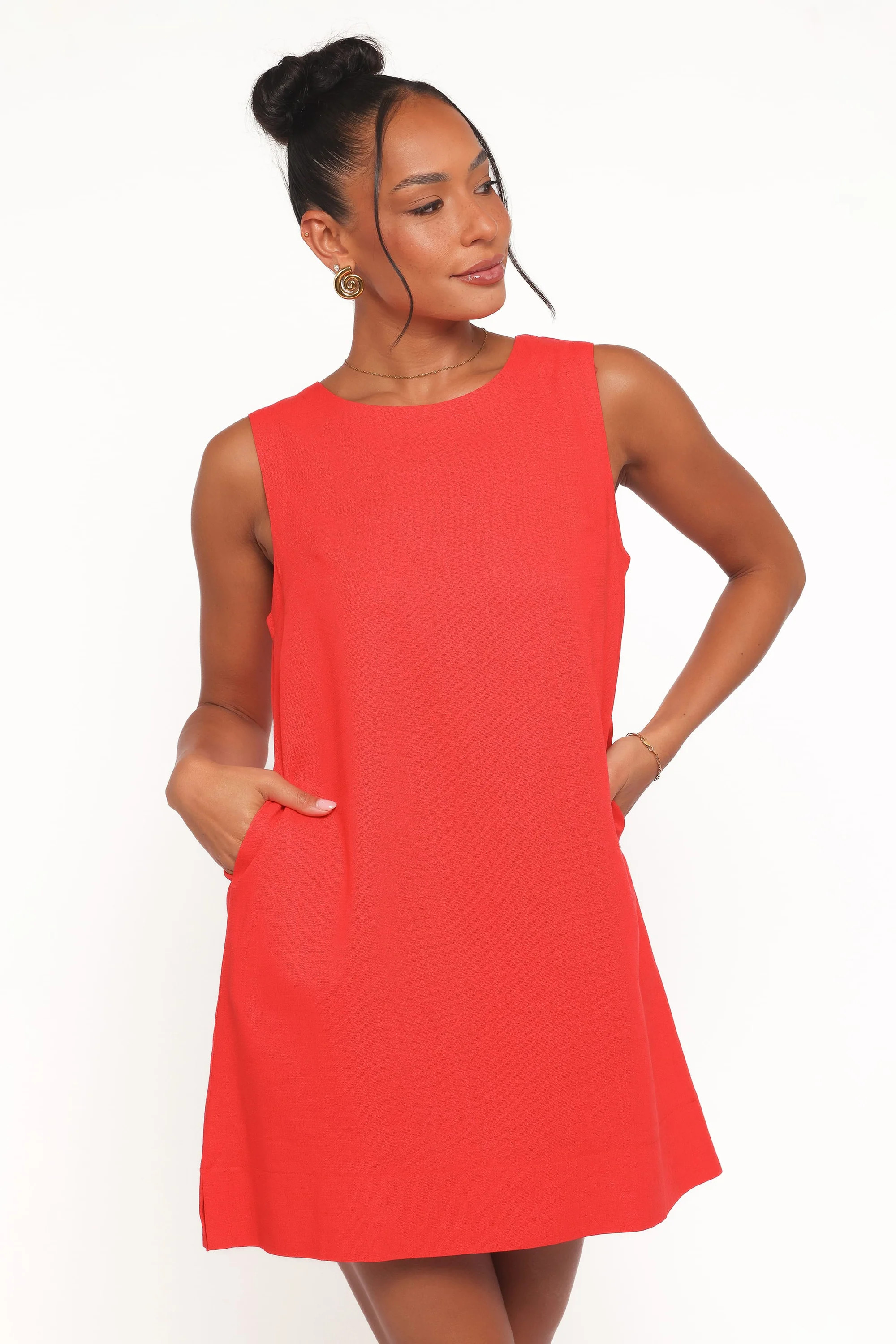 Zoe Mini Dress - Red | Petal & Pup (US)