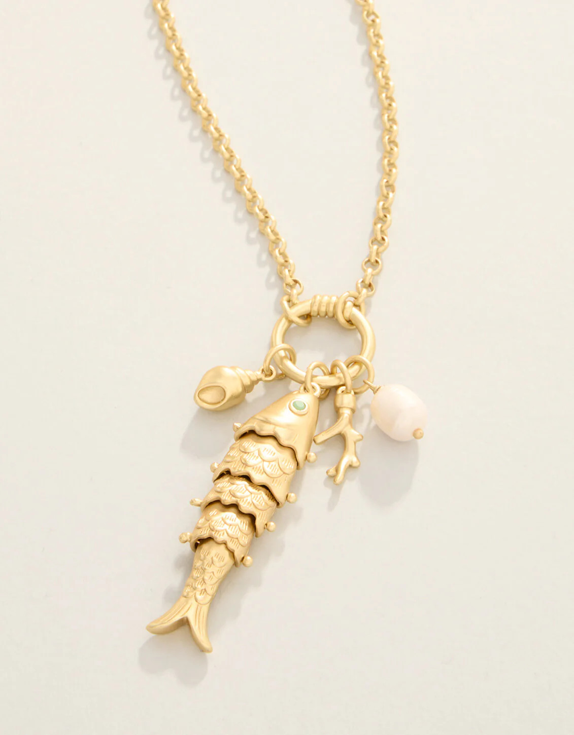 Here Fishy Necklace 20" | Spartina 449