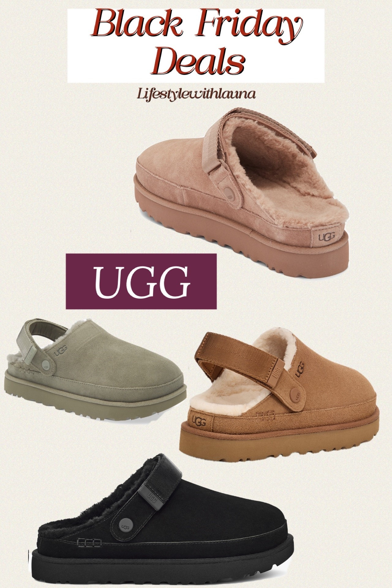 Black Friday Sale 28% off UGG Clogs.
Run small

#UGG # giftguide #slippers #giftsforher #nordstrom #lifestylewithlauna #blackfriday

#LTKCyberWeek #LTKGiftGuide #LTKFindsUnder100