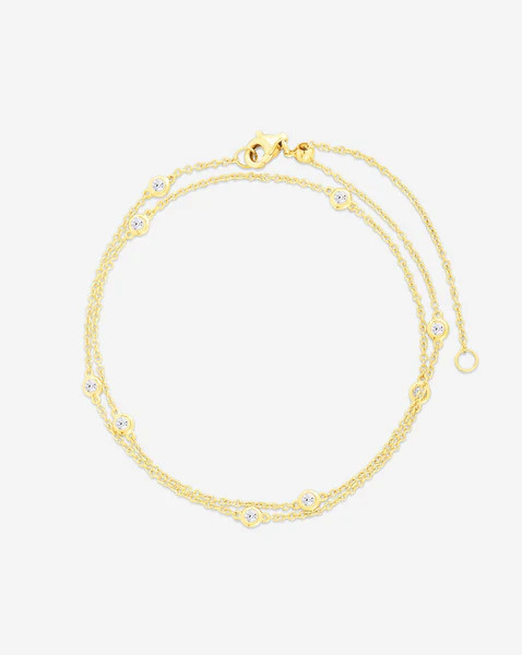 Multiway Diamond Bezel Necklace + Double Wrap Bracelet | Ring Concierge