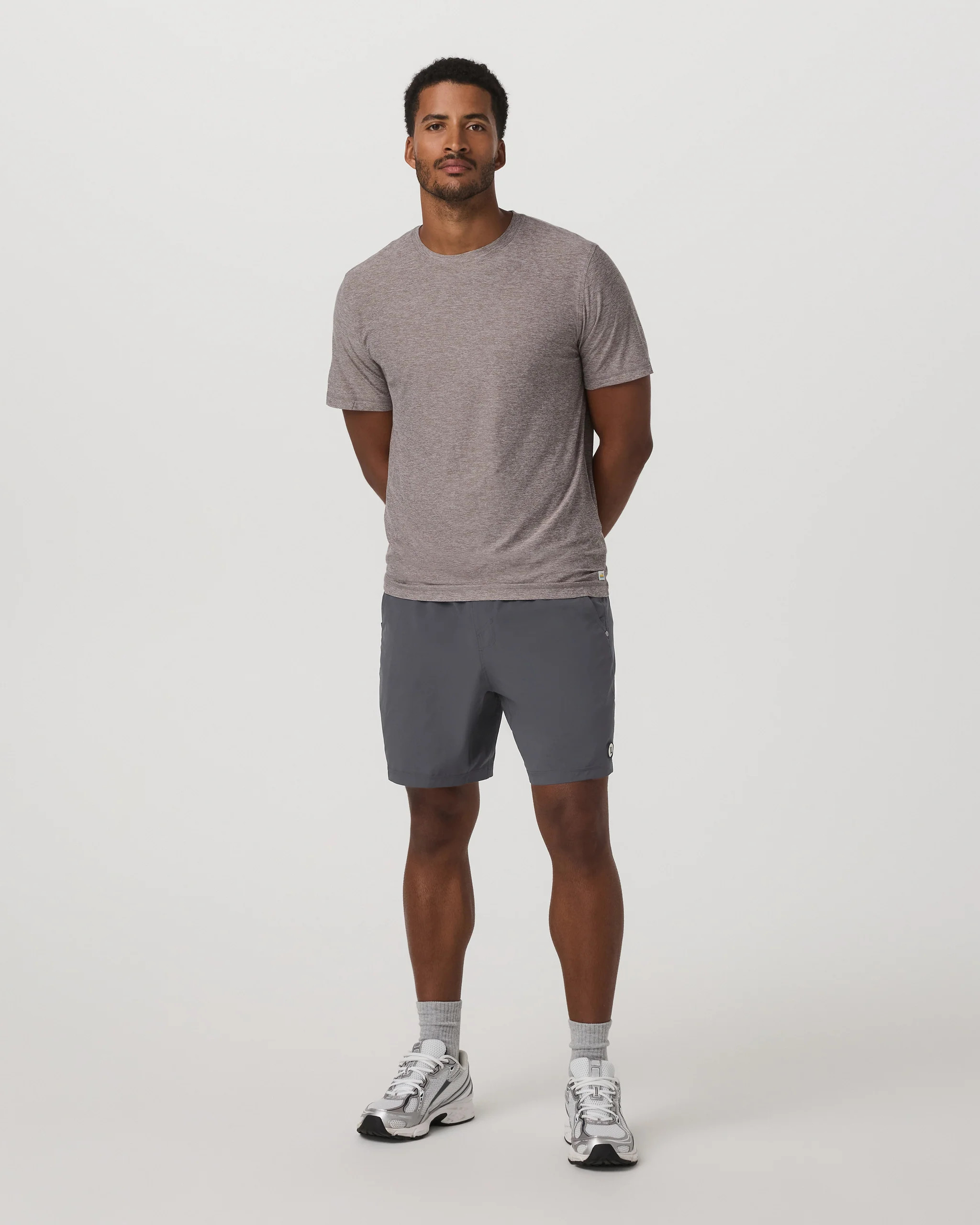 Kore Short Unlined 7" | Charcoal Unlined Athletic Shorts | Vuori | Vuori Clothing (US & Canada)