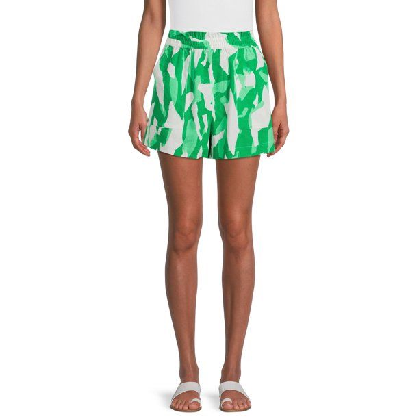 The Get Women's Smocked Waist Shorts | Walmart (US)