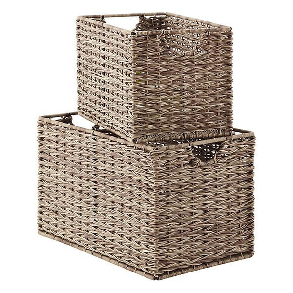 Ashcraft Storage Bins with Handles | The Container Store