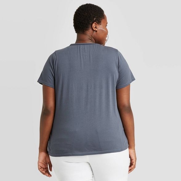 Women's AC/DC High Voltage Short Sleeve Graphic T-Shirt - Blue | Target