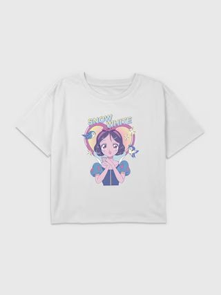 Kids Snow White Graphic Boxy Crop Tee | Gap (US)