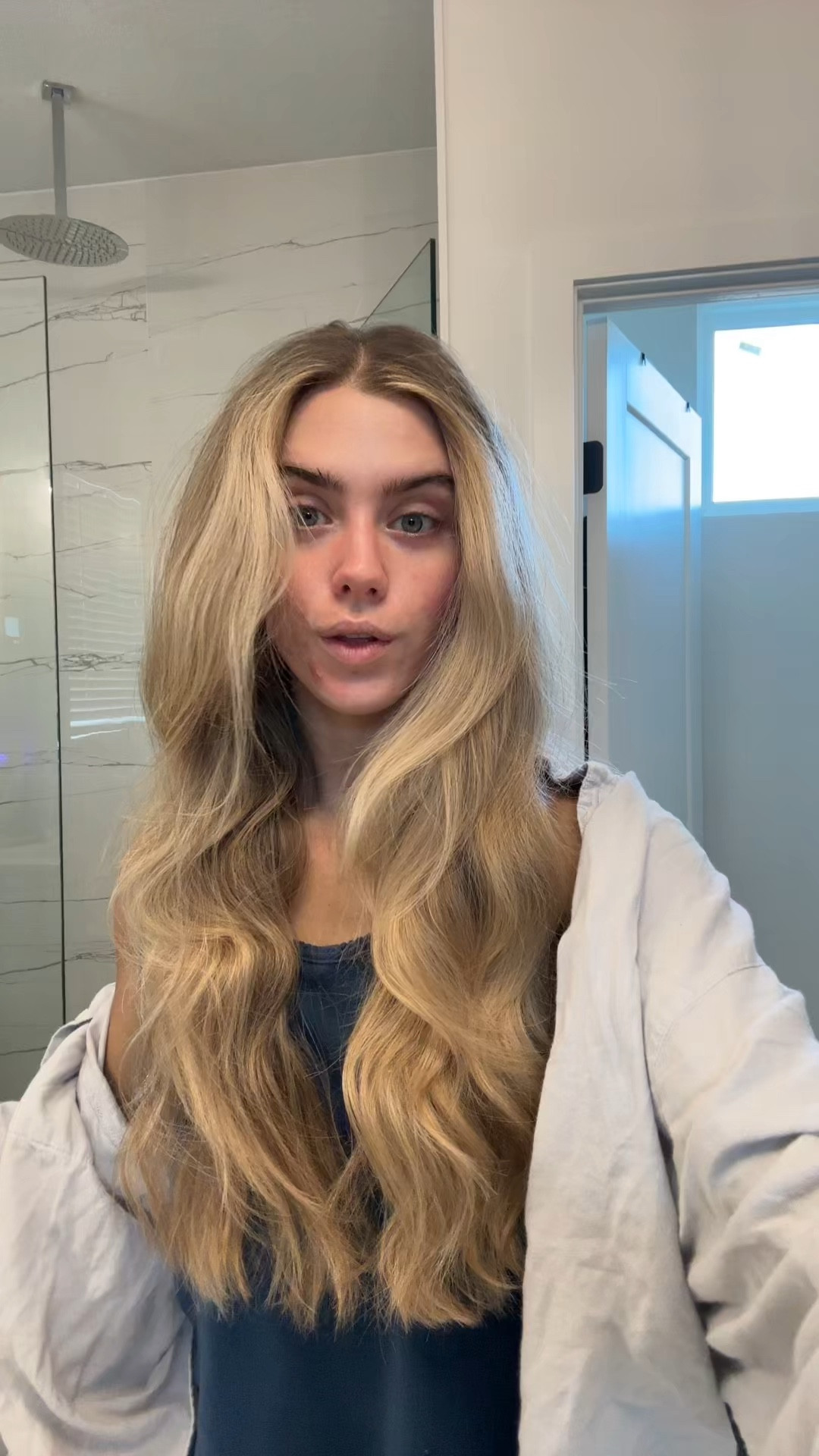 Pre shower hair wash routine! Doing this before your shower at least once a week will make the biggest difference in your hair care, trust me! I put a lot of focus on my scalp health, so I always use a scalp serum at night but on a hair wash day, I will do a full hair oiling treatment. I used the Vegamour growth serum and @briogeo hair oil. I then used my @epres bond repair treatment and aavrani hair mask

#LTKselfcare #LTKBeauty #LTKgrwm