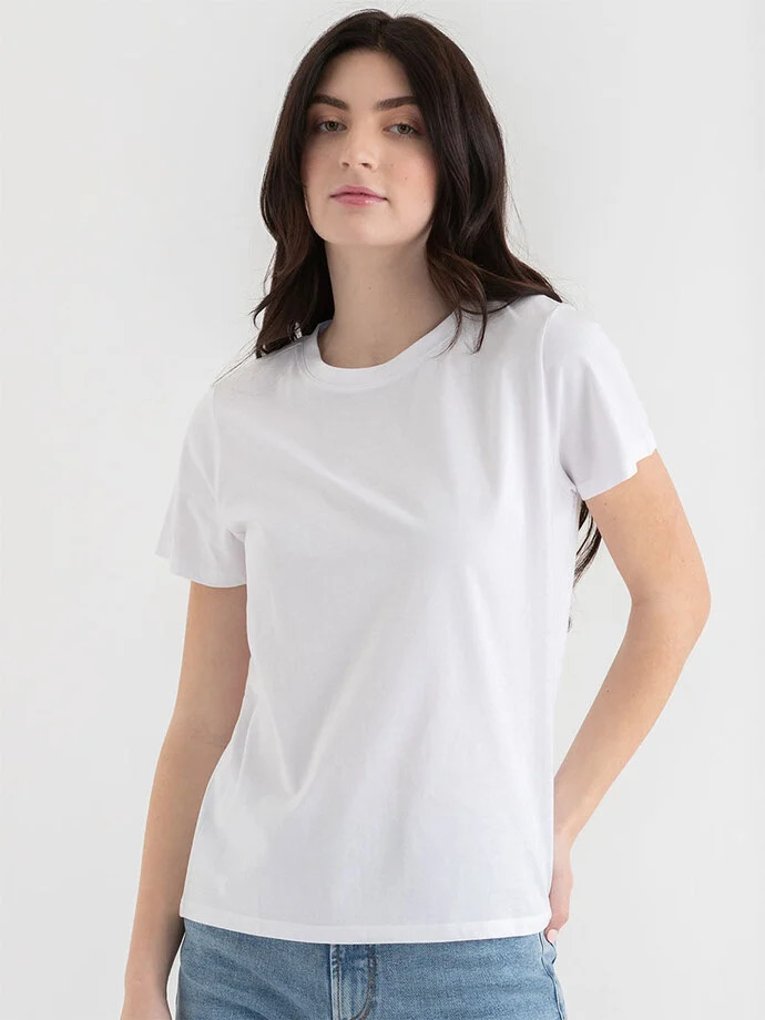 Short Sleeved Relaxed Crewneck T-Shirt | Ricki's